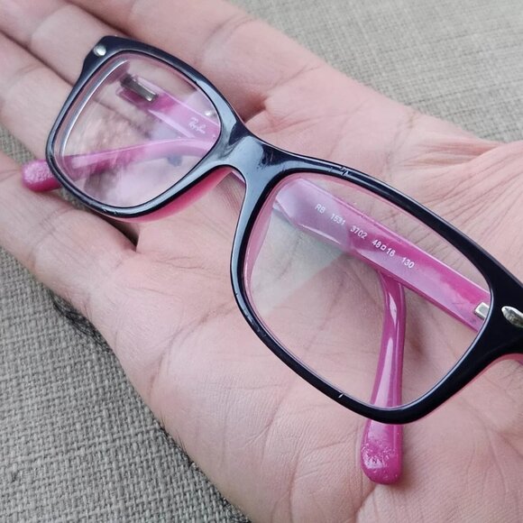 Ray-Ban Kid Youth Eyeglasses Frame Dark Purple RB1531 3702 48[]16 130 Glasses - Picture 4 of 12